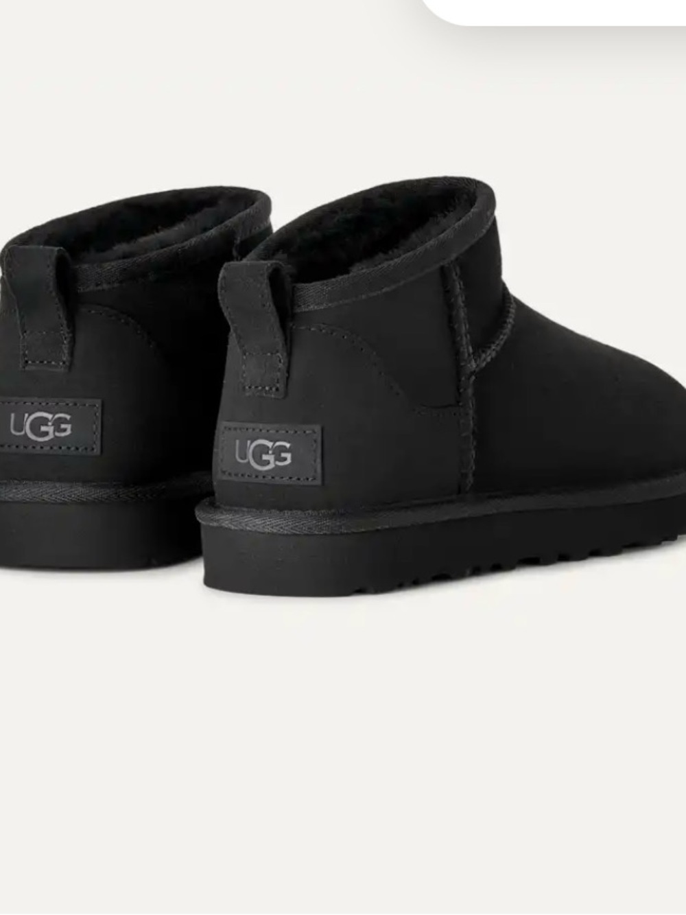 UGG Kids Classic Ultra Mini Boot - Black Size 2